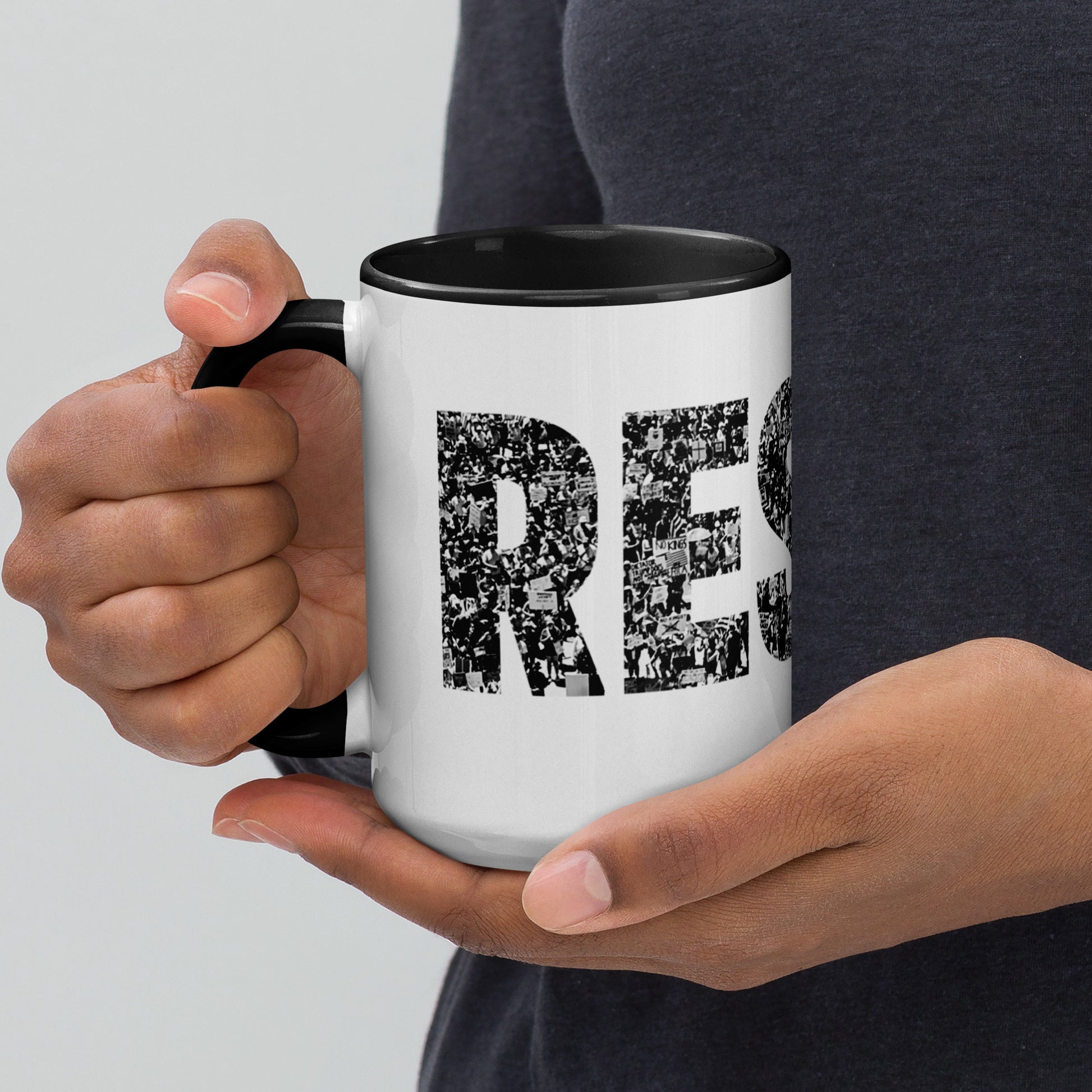 RESIST Mug in Classic B+W