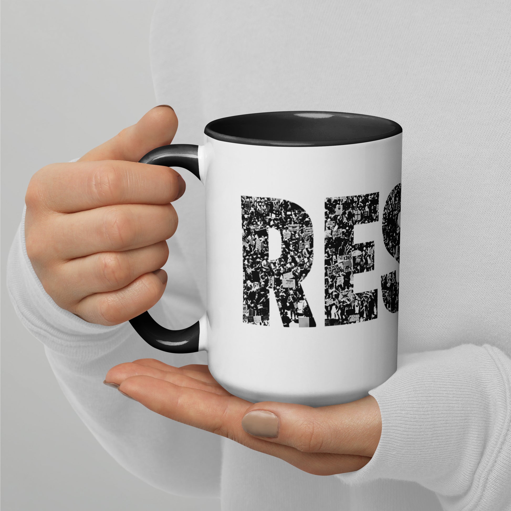 RESIST Mug in Classic B+W