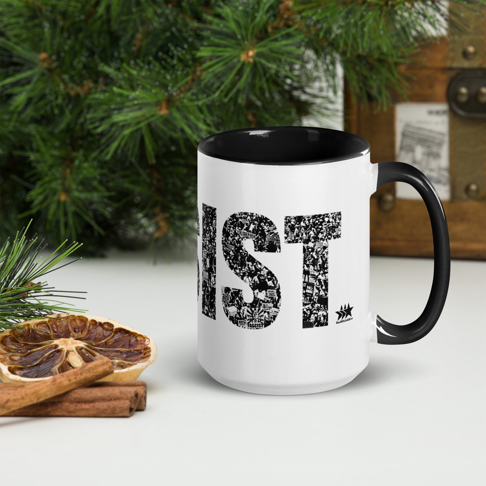 RESIST Mug in Classic B+W